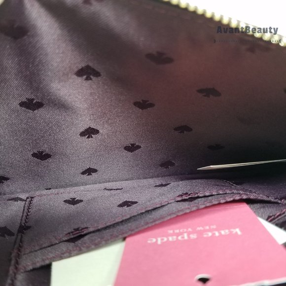 Kate Spade Medium L-zip Wristlet Cameron Cherry - Picture 9 of 9